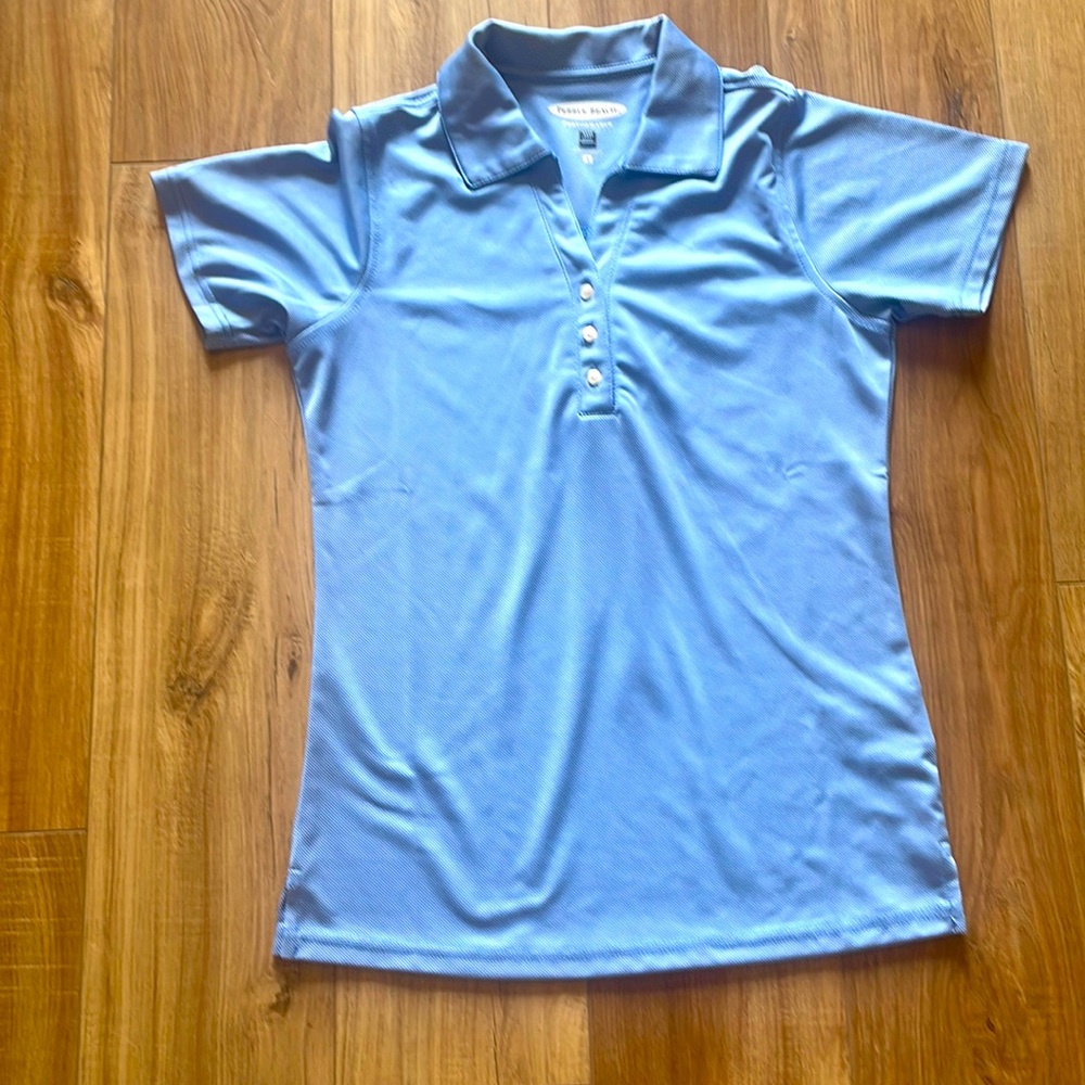 Blue Pebble Beach Woman’s Golf Polo